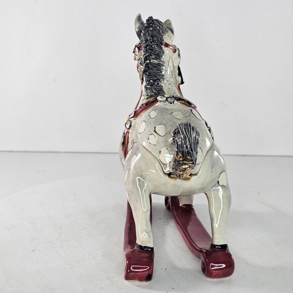 Blue Sky Clayworks Rocking Horse Trinket Box By Heather Goldminc 2005 - Picture 7 of 10